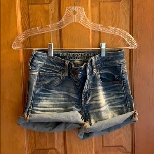 American Eagle bleached style jean shorts